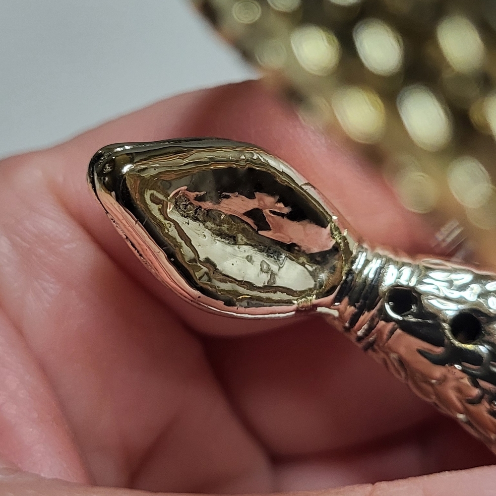 Vintage Whiting & Davis Snake Bracelet - Picture 8 of 8